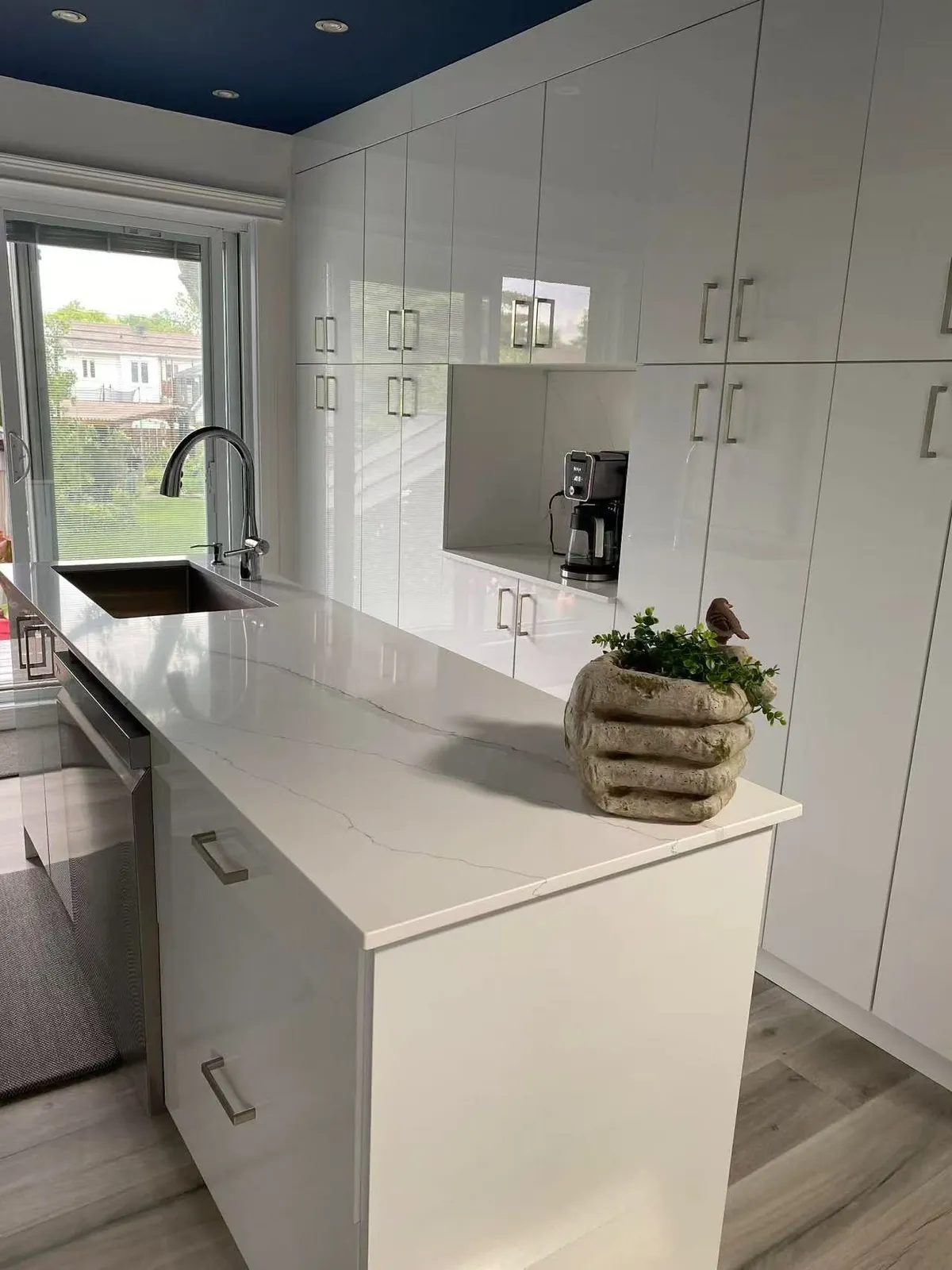 Tired Galley to High-Gloss White — After
